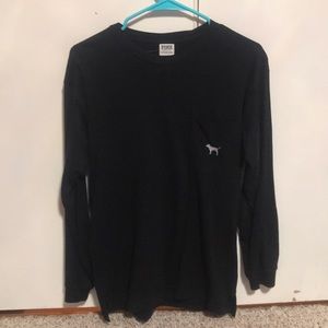Black Pink/Victoria's Secret long sleeve shirt